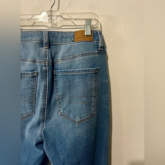 American Eagle Super Distressed Hi-Rise Jegging Skinny Jean - Size 2 (25") - Picture 7 of 13